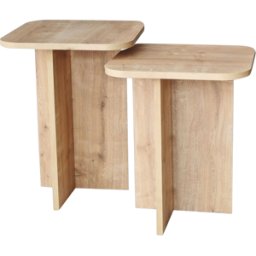 Tables d'appoints en bois Blues set - Home Design