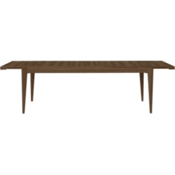 Table à manger rectangulaire en noyer extensible S-Table - Gubi