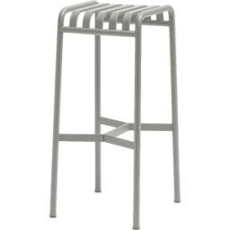 Tabouret de bar en métal gris Palissade - HAY