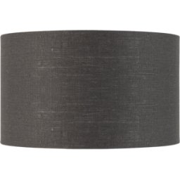 Lampe de table en bambou abat-jour en lin gris foncé 36x54cm Annapurna - Good & Mojo