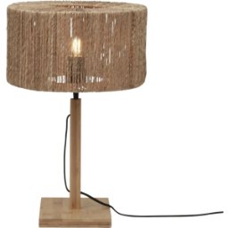Lampe à poser en bambou naturel avec abat-jour naturel 30x37 cm Iguazu - Good & Mojo