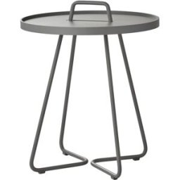 Table d'appoint 54 cm en aluminium gris On-the-move - Cane-Line