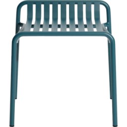 Tabouret d'extérieur en aluminium bleu océan 48cm Week end - Petite friture