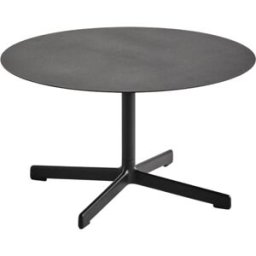 Table basse ronde en acier anthracite 70 x 40 cm Neu - Hay