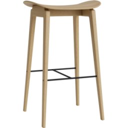 Tabouret de bar en chêne naturel 65 cm NY11 - NORR11