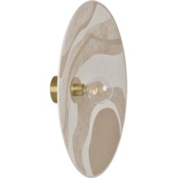 Applique en métal et en tissu beige 60 cm Sonia laudet - Market set