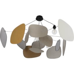 Suspension en lin 13 écrans 150 cm Screen 70's - Market set