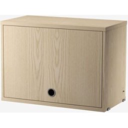 Caisson à porte battante en frêne 58x42cm - String furniture