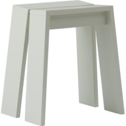 Tabouret en frêne teinté gris 46cm Let - Normann Copenhagen