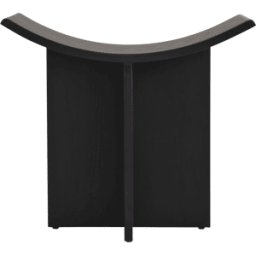 Tabouret en chêne marron foncé 60x30x54cm Brutus - 101 COPENHAGEN