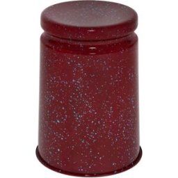 Tabouret en acier bordeaux tacheté bleu Last Stool - Hem