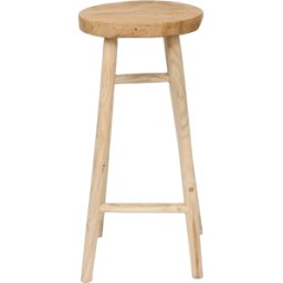 Le tabouret de bar Kedut - Naturel - Bazar Bizar