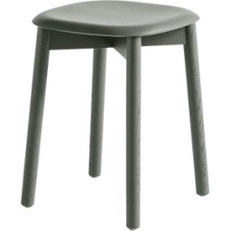 Tabouret en bois de chêne vert clair Soft Edge 72 - HAY