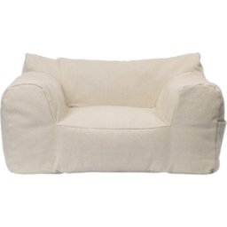 Fauteuil à rangements pour enfant en coton bio off-white Billow - Ferm Living