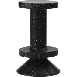 Tabouret de bar en plastique recyclé noir 65cm Bit - Normann Copenhagen