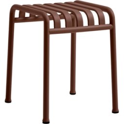 Tabouret en métal rouge Palissade - HAY