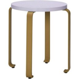Tabouret à roulettes bleu clair et kaki 46 x 46,5 cm Smile - Hübsch