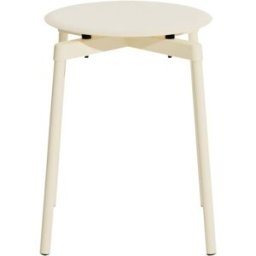 Tabouret extérieur en métal ivoire 45cm Fromme - Petite friture