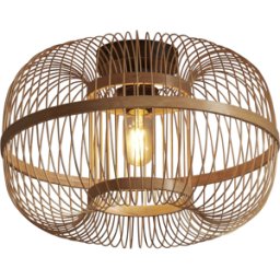Plafonnier en bambou naturel 28x38 cm Hokkaido - Good & Mojo