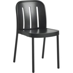 Chaise de jardin en métal anthracite Deville - HAY
