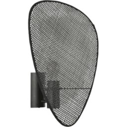 Applique 1 écran en cannage noir 33 x 14,5 x 42 cm Screen - Market set