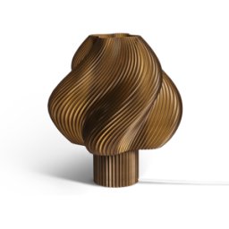 Lampe de table marron caramel 26 cm Soft serve regular - Crème Atelier