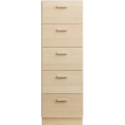 Chiffonier et plinthes en bois mdf frêne 41x121,5cm Relief - String furniture