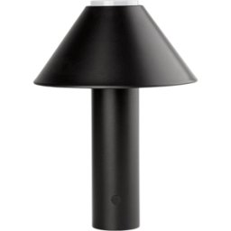 Lampe sans fil en aluminium noir 17,5x24cm Fuji - Faro Barcelona