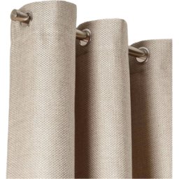 Rideau À Oeillets Coconut Beige Clair - Madura