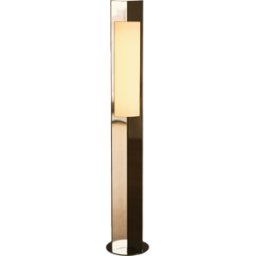 Lampadaire en acier poli effet miroir avec diffuseur 158x28x28cm Arrow 158 - Violaine d'Harcourt
