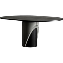 Table à manger ovale Sharp Lyon Béton