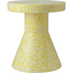 Tabouret en polyéthylène recyclé jaune Cone Bit Yellow - Normann Copenhagen