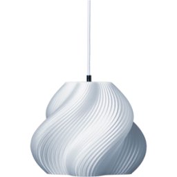 Suspension laiton 25 cm Soft serve 02 - Crème atelier