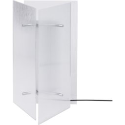 Lampe en aluminium brossé avec diffuseur 17x36cm Oeste - Ferm Living