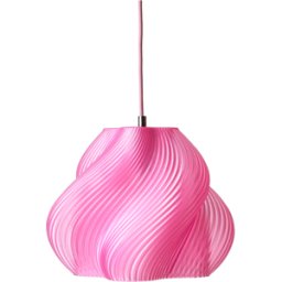 Suspension rose sorbet et chrome 25 cm Soft serve 02 - Crème atelier