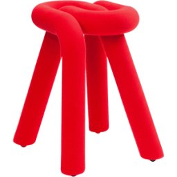 Tabouret rouge Bold - Moustache