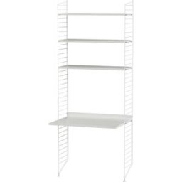 Bureau modulable blanc 80 x 200 x 58 cm Combinaison A - String furniture