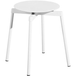 Tabouret extérieur en métal blanc 45cm Fromme - Petite friture