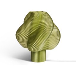 Lampe de table vert olive 26 cm Soft serve regular - Crème Atelier