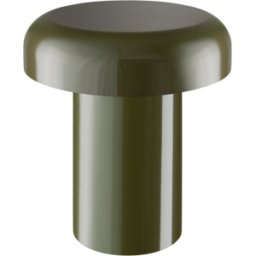 Table d'appoint en acier brillant vert forêt 40cm Miko - noo.ma