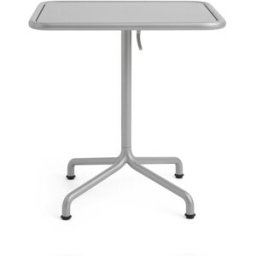 Table de jardin rectangulaire en aluminium laqué gris argenté 60x70x74cm Deville - HAY