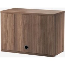 Caisson à porte battante en noyer 58x42cm - String furniture
