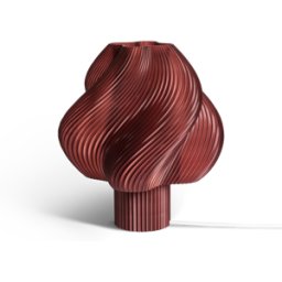 Lampe de table rouge cerise 26 cm Soft serve regular - Crème Atelier
