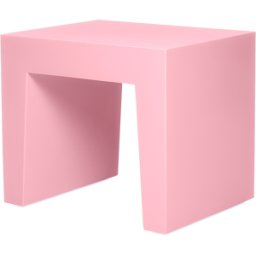 Tabouret polyvalent en polypropylène rose Concrete seat - Fatboy