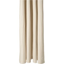 Rideau de douche en coton rayé blanc cassé sable 160 x 205 cm Chambray - Ferm Living