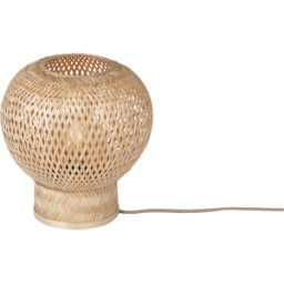 Lampe de table en bambou naturel 25x27cm Barbados - Good & Mojo
