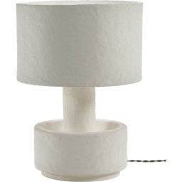 Lampe de table en papier mâché blanc Earth - Serax