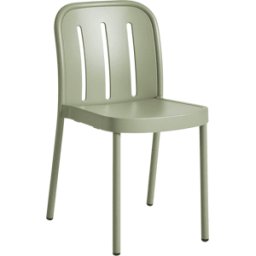 Chaise de jardin en métal vert Deville - HAY