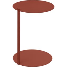 Table d'appoint en acier rouge auburn Ande - noo.ma