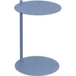 Table d'appoint en acier bleu givré Ande - noo.ma